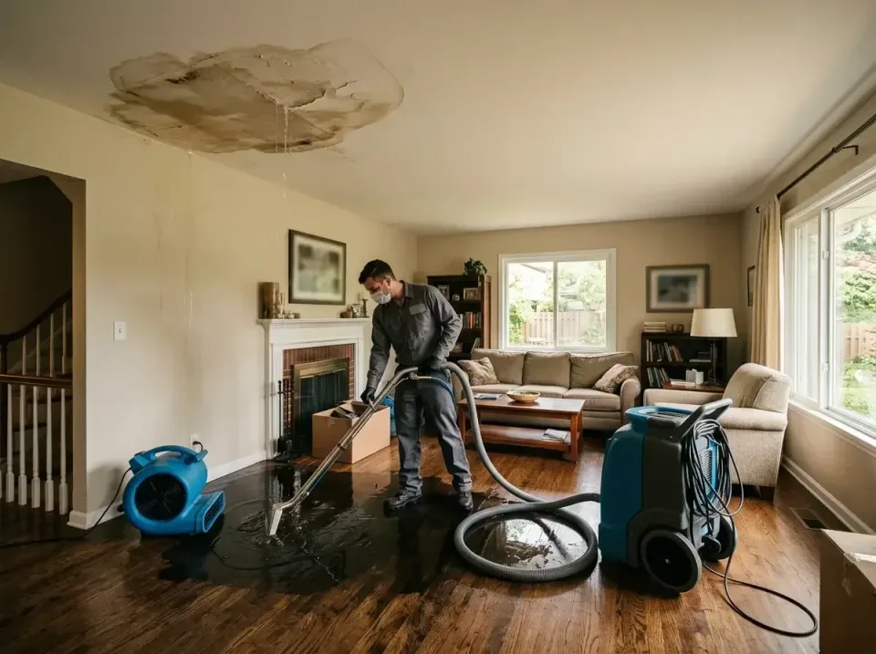 attic-pipe-burst-ceiling-drip-008 — frequently asked questions, Water Damage Restoration & Carpet Care in Smith Mills, MA